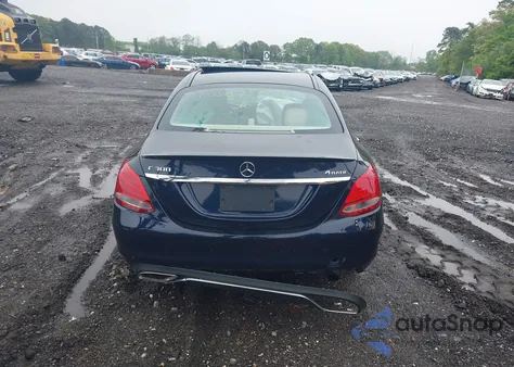 2016 Mercedes-Benz C 300 4Matic from USA, damaged, VIN 55SWF4KB0GU102939